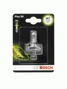 BOSCH 1987301078 Лампа (H7) 55W 12V PX26D галогенная Plus 90 блистер