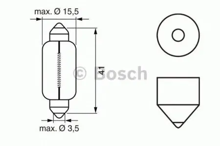 BOSCH 1987302230 Лампа накаливания