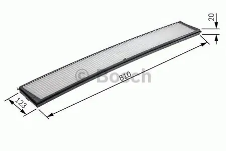 BOSCH 1987432124 Фильтр салона BMW E87E90E91 all 04>