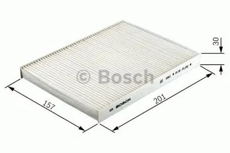 BOSCH 1987432136 Фильтр салона Peugeot 207 1.4-1.6HDi 06>