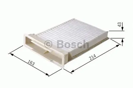 BOSCH 1987432189 Фильтр салона Peugeot 107, Citroen C1, Toyota Aygo 1.01.4HDi 05>
