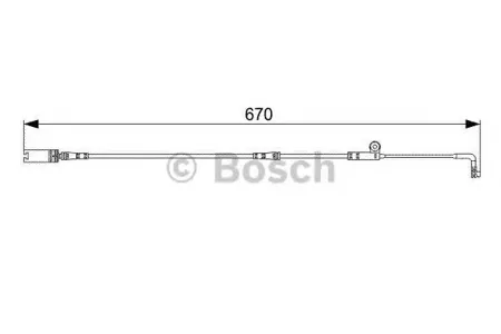 BOSCH 1987473002 Датчик износа дисковых колодок