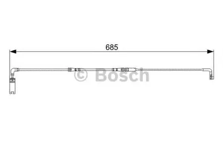 BOSCH 1987473003 Датчик износа тормозных колодок зад. 685mm