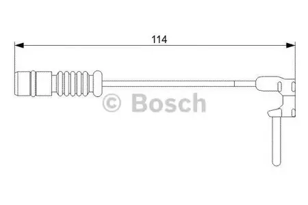BOSCH 1987473011 Датчик износа тормозных колодок =QBWS0212=22577F [1635401717] Mercedes W163 all 98-05 L=114