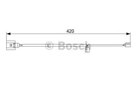 BOSCH 1987473012 Датчик износа тормозных колодок перед.VW Touareg , Porsche Cayenne all 02> L=420