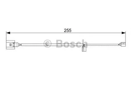 BOSCH 1987473013 Датчик износа задних колодок VW Touareg , Porsche Cayenne 02>L=255