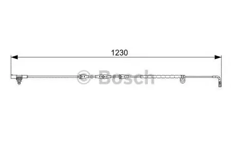 BOSCH 1987473022 Датчик износа торм.колодок