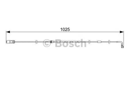 BOSCH 1987473026 Датчик износа тормозных колодок зад.[965mm]