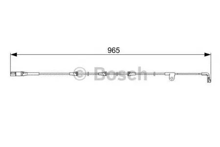 BOSCH 1987473027 Датчик износа передних колодок [960mm]