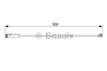 BOSCH 1987473033 Датчик износа тормозных колодок пер Opel Astra Zafira Vectra Signum 02L=300