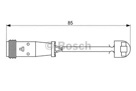 BOSCH 1987473038 Датчик износа задних колодок L=85 Mercedes Sprinter 2.1CDi3.0CDi 06>
