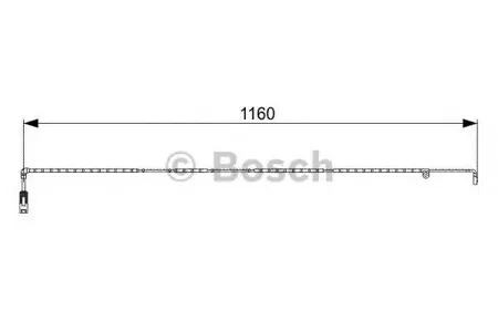 BOSCH 1987473055 Датчик износа задних колодок Land Rover Range Rover Sport 05> L=1160