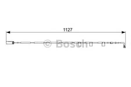 BOSCH 1987473059 Датчик износа задних колодок Mini Mini Cooper 1.6 07> L=1127