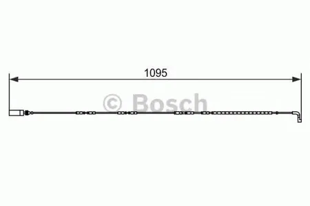 BOSCH 1987473069 датчик износа торм.колодки L=1095 mm BMW