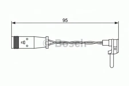 BOSCH 1987473070 датчик износа торм.колодок L=95 Mercedes W169 W203,W211 W220 all 99>