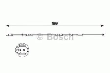 BOSCH 1987473511 Датчик износа дисковых колодок