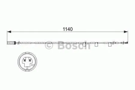 BOSCH 1987473525 ДАТЧИК ИЗНОСА ДИСКОВЫХ КОЛОДОК