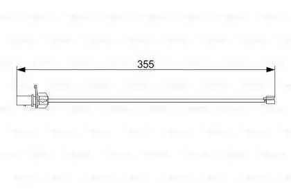 BOSCH 1987473559 Датчик износа передних тормозных колодок Porsche Macan (14-)(18-)