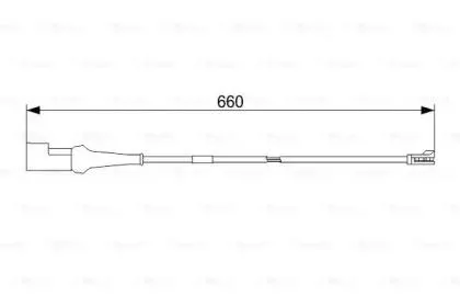 BOSCH 1987473575 Датчик износа тормозных колодок
