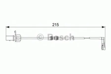 BOSCH 1987474489 Датчик износа торм.колодок [215mm]