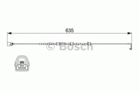 BOSCH 1987474515 Датчик износа тормозных колодок