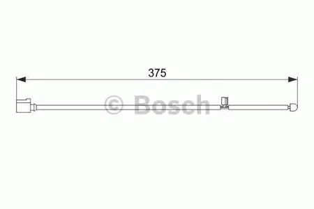 BOSCH 1987474562 Датчик износа торм.колодок пер. [367,4mm]