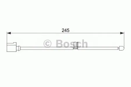 BOSCH 1987474563 Датчик износа задних колодок L=245 Audi Q7, Porsche Cayenne 07>