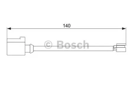 BOSCH 1987474566 Датчик износа задних колодок L=140 Porsche Cayenne , VW Touareg 3.0-4.8iD 09>