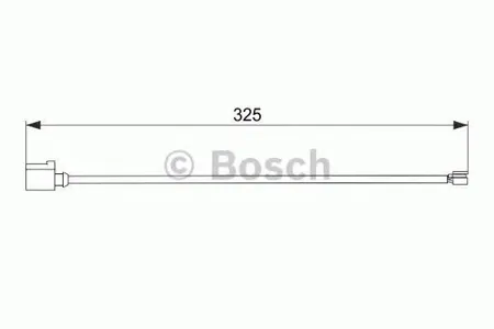 BOSCH 1987474567 Датчик износа передних колодок L=325 VW Touareg 3.0-4.2TDi V8 10>