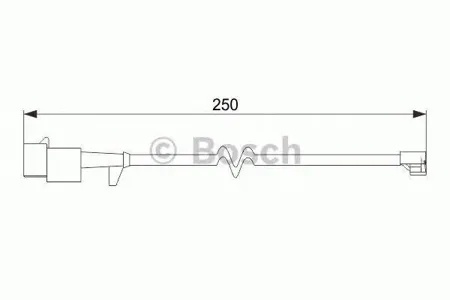 BOSCH 1987474574 Датчик износа задних колодок L=250mm Iveco Daily IV 06>