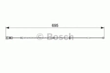BOSCH 1987474585 Датчик износа тормозных колодок