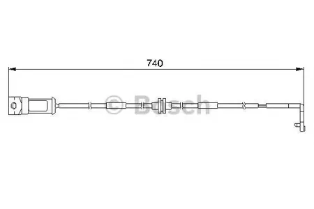 BOSCH 1987474934 Датчик износа тормозных колодок