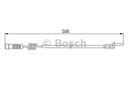 BOSCH 1987474964 Датчик износа задних колодок Mercedes W163 2.3-4.3 98-05 L=239