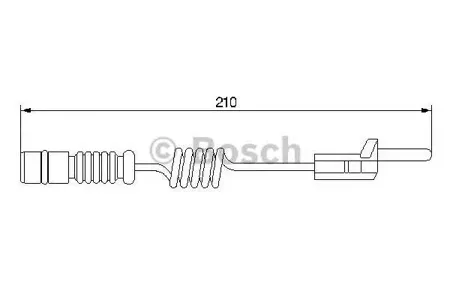 BOSCH 1987474969 Датчик износа тормозных колодок Mercedes Sprinter Vito BM638, VW LT 82> L=210