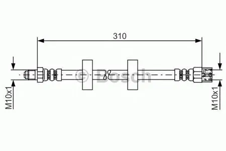 BOSCH 1987476217 Шланг тормозной