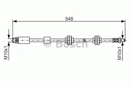 BOSCH 1987476360 Шланг тормозной