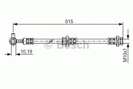 BOSCH 1987476378 Шланг тормозной