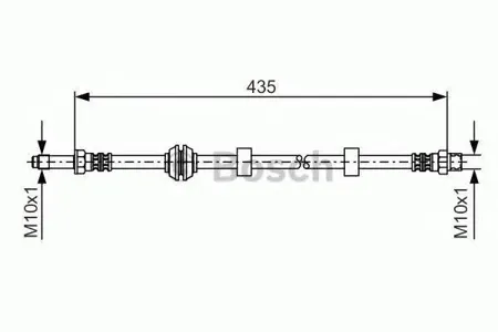 BOSCH 1987476415 Шланг тормозной