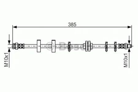 BOSCH 1987476438 Шланг тормозной