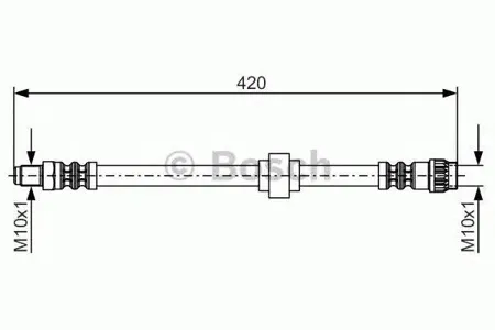 BOSCH 1987476704 Шланг тормозной