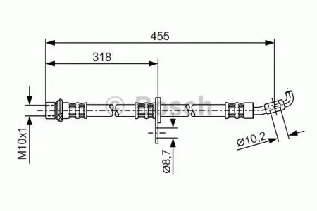 BOSCH 1987476727 Шланг тормозной