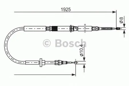 BOSCH 1987477959 Тормозной трос
