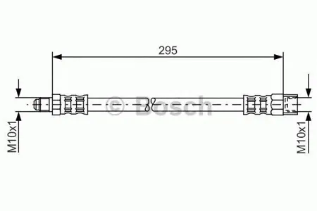 BOSCH 1987481015 Шланг тормозной