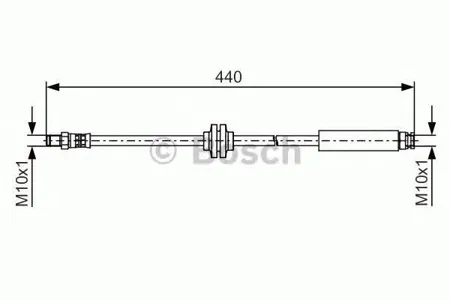 BOSCH 1987481484 Шланг тормозной