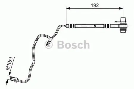 BOSCH 1987481536 Шланг тормозной