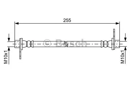 BOSCH 1987481586 Шланг тормозной