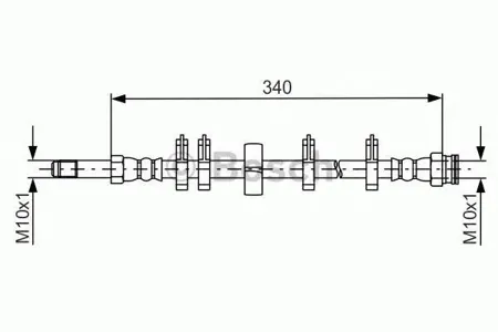 BOSCH 1987481667 Шланг тормозной