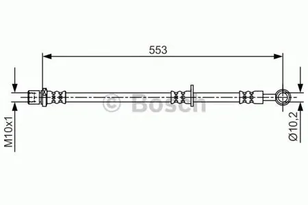 BOSCH 1987481709 Шланг тормозной