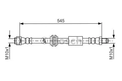 BOSCH 1987481745 Шланг тормозной
