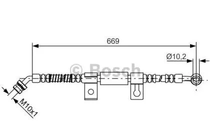 BOSCH 1987481797 Шланг тормозной